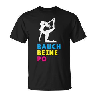 Gymnastics Outfit For Sports Workout Belly Legs Butt T-Shirt - Geschenkecke