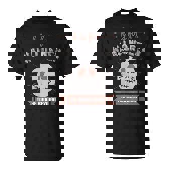 H Is For Halloween Shirt The Boogeyman Scary Pumpkin Family T-Shirt - Monsterry
