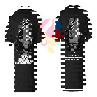 Half American And Trinidadian Usa Trinidad Tobago Flag Trini T-Shirt - Thegiftio
