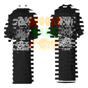 Halloween Vibes Spooky Babe Trick-Or-Treat For Men Women Kid T-Shirt - Monsterry