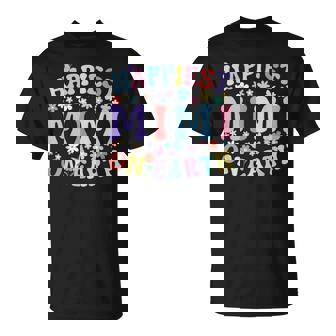 Happiest Mimi On Earth Family Trip Squad Groovy Grandma T-Shirt - Seseable
