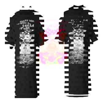 Happiness Is Being a Grandma Cute Pig Shirt For Grandma T-Shirt - Monsterry
