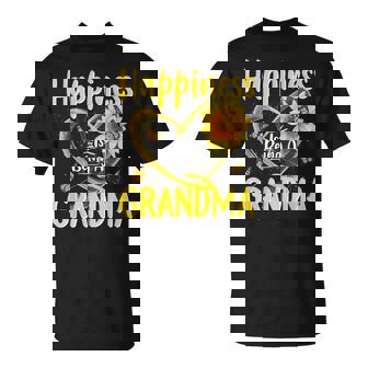 Happiness Is Being A Grandma Sunflower Mother's Day T-Shirt | Seseable UK