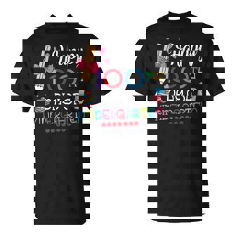 Happy 100Th Day Of Kindergarten School 100 Days T-Shirt | Mazezy