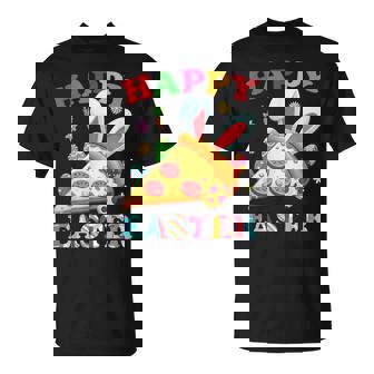 Happy Easter Pizza Slice Foodie Bunny Ears Pizza Lover T-Shirt - Monsterry