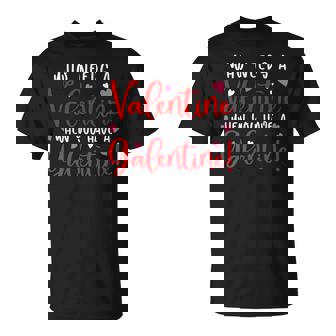 Happy Galentines Day Adult Women's Black Small Modern Straight Fit Round Neck T-Shirt - Seseable