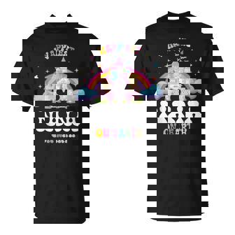 Happy Mothers Grandma Son Daughter Happiest Nana On Earth T-Shirt - Seseable