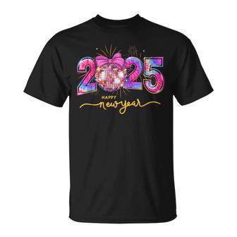 Happy New Year 2025 Pink Coquette Party Family Matching 2025 T-Shirt - Geschenkecke