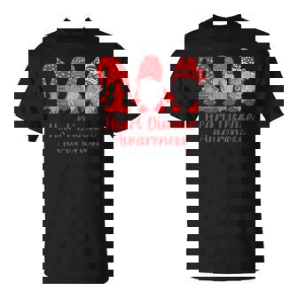 Heart Disease Awareness Wear Red In February Family Matching T-Shirt - Monsterry