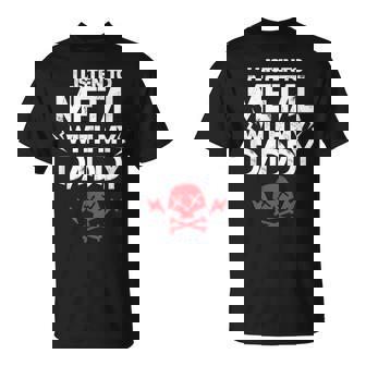Heavy Metal Música Papá Papá Niños Rock Camiseta unisex - Regaloses