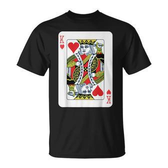 Herzkönig Beim Kartenspiel T-Shirt - Geschenkecke