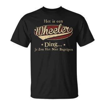 Het Is Een Wheeler Ding Je Zou Het Niet Begrijpen T-Shirt - Seseable