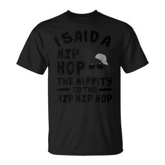 Hip Hop Easter Bunny Egg Hunt Rabbit Hip Hopping Bunnies T-Shirt - Monsterry