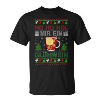 Ho Ho Hol Mir Mal Ein Glühwein T-Shirt - Geschenkecke