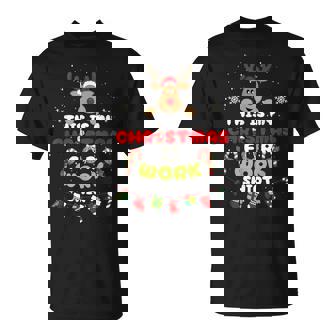 Holiday Spirit At Work Festive Fun T-Shirt - Monsterry