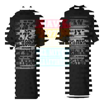 Hombre Javi 47 Cumpleaños Regalo Años Divertido Decoración 1975 Camiseta unisex - Regaloses