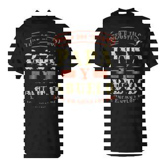 Hombre Tengo Dos Títulos Papá Y Abuelo Regalo Día Del Padre Camiseta unisex - Regaloses