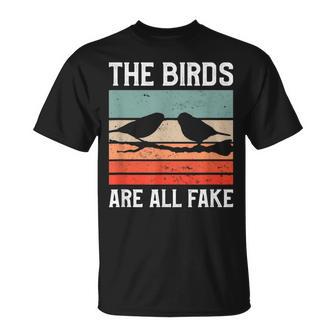 Homme Bird Conspiracy Theory Citation Amusante Pour Les Amoureux De L'humour T-Shirt - Cadeauxyz