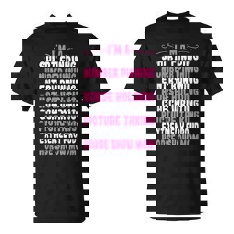 Horse Show Mom Equestrian Showjumping Mother's Day T-Shirt - Monsterry