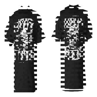 Howdy Putos Vintage Western Cowboy Skull T-Shirt - Seseable