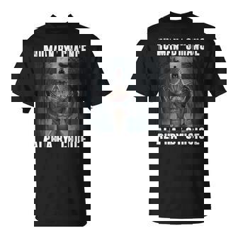 Human By Chance Alpha By Choice Alpha Wolf Meme Women T-Shirt - Seseable