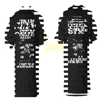 This Is My Human Costume I'm Really An African Wild Dog T-Shirt - Monsterry
