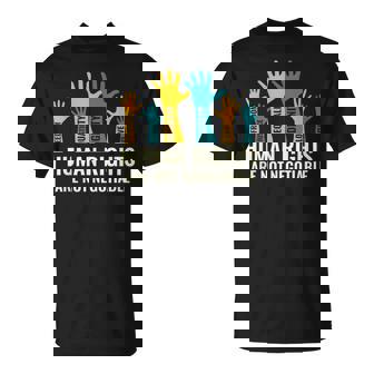 Human Rights Are Non-Negotiable Human Rights Day T-Shirt | Seseable UK