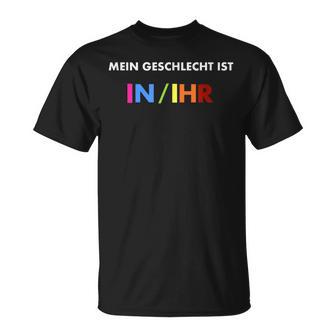 Humorous Statement My Gender Is InIhr T-Shirt - Geschenkecke