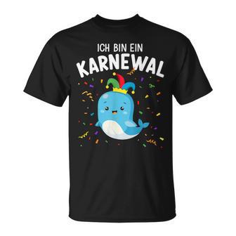 Ich Bin Ein Karnewal Whale T-Shirt - Geschenkecke