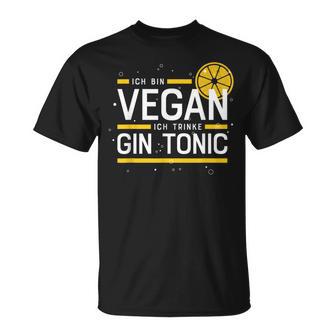 Ich Binegan Ich Trinke Gin Tonic X Lecker Gin T-Shirt - Geschenkecke