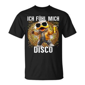 Ich Fühle Mich Disco Disco Duck Apres-Ski Party T-Shirt - Geschenkecke