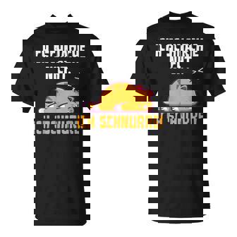 Ich Schnarche Nicht Ich Schnurre Cat Pyjamas Sleep T-Shirt - Geschenkecke