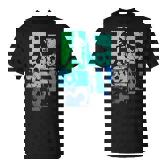 Idea De Regalo Y Ropa De Fútbol Para Hombres Niños Jóvenes Manga Corta Pequeño Negro Camiseta unisex - Regaloses