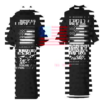 I Identify As An American No Identity Politics USA Flag T-Shirt - Monsterry