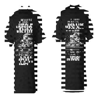 Il Wrestling Regalo Preferito Wrestler Mi Chiama Memaw Maglietta - Novitaregali