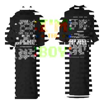 I'm The Birthday Boy Bday Party Video Gamer Pixel Number T-Shirt | Seseable UK