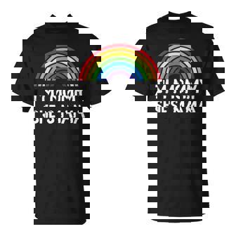 I'm Mama She's Mommy Lesbian Mom Gay Pride Lgbt Mother T-Shirt | Mazezy