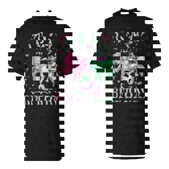 It's My 8Th Birthday Witch Pink And Green 8 Year Old T-Shirt | Mazezy