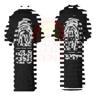 J'aime Pas Les Gens Humour T-Shirt - Cadeauxyz