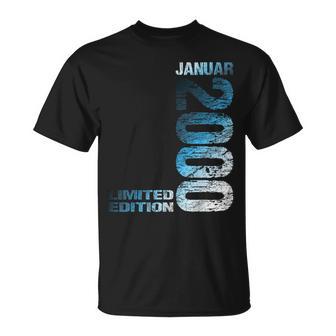 January 2000 Man Woman 25Th Birthday Limited Edition T-Shirt - Geschenkecke