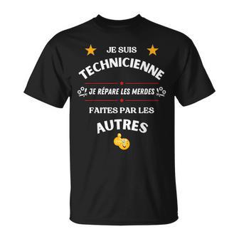 Je Suis Technicienne T-Shirt - Cadeauxyz