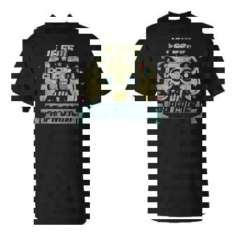 Je Suis Un Papa Gamer Cadeau Geek Console Jeuxideo T-Shirt - Cadeauxyz