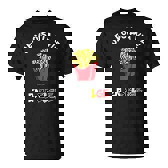 Jeois Laie En Belge Frites Drapeau Belgique Humour T-Shirt - Cadeauxyz