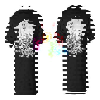 Jeu De Poker Jeu De Cartes Puces Casino Poker Holdem T-Shirt - Cadeauxyz