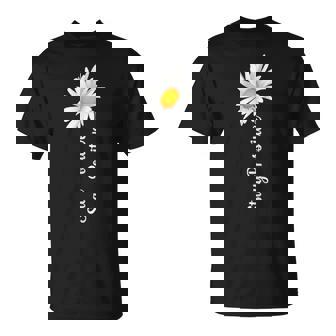 Jolie Inscription Stay Positive Daisy T-Shirt - Cadeauxyz