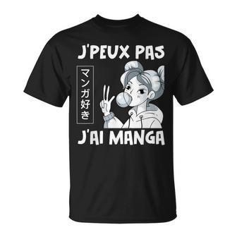 J'peux Pas J'ai Manga Japon Otaku Rigolo Anime Manga T-Shirt - Cadeauxyz