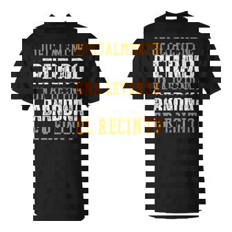 Jubilación Oficialmente Retirado Jubilado Camiseta unisex - Regaloses