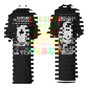 Juneteenth Vibes Freedom Day 1865 History Month Groovy T-Shirt - Monsterry
