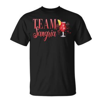 Junggesellinnenabschied Team Sangria Cocktail Für Barkeeper T-Shirt - Geschenkecke