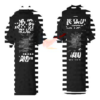 Just A Boy Who Loves Jamon Jamon Camiseta unisex - Regaloses